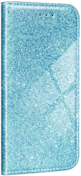 forcell shining book flip case for mi 11 light blue photo