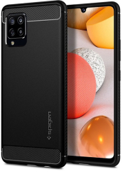SPIGEN RUGGED ARMOR FOR SAMSUNG A42 5G MATTE BLACK