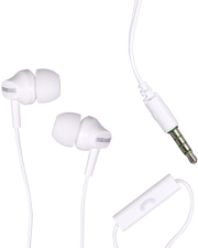 maxell eb 875 color buds earphones with microphone in ear white photo