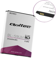 qoltec 52064 battery for lg bl 59uh d620 g2 mini 2440mah photo
