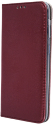 smart magnetic flip case for xiaomi redmi 9t burgundy photo