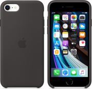 apple mxyh2 iphone se silicone case black photo