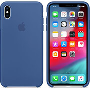 apple mvf62 iphone xs max silicone case delft blue photo