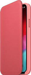 apple mrx62 iphone xs max leather folio peony pink photo