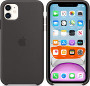 apple mwvu2 iphone 11 silicone case black photo