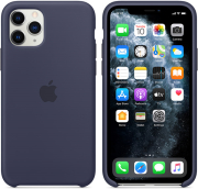 apple mwyj2 iphone 11 pro silicone case midnight blue photo