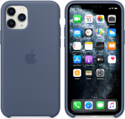 apple mwyr2 iphone 11 pro silicone case alaskan blue photo