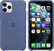 apple my122 iphone 11 pro max silicone case linen blue