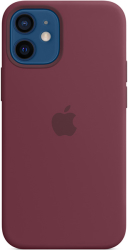apple mhkq3 iphone 12 mini silicone case magsafe plum photo