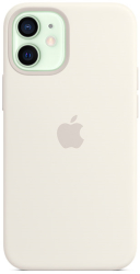 apple mhkv3 iphone 12 mini silicone case magsafe white photo