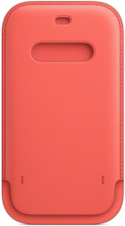 apple mhya3 iphone 12 12 pro leather sleeve magsafe pink citrus photo