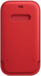 apple mhye3 iphone 12 12 pro leather sleeve magsafe product red photo
