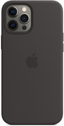 apple mhlg3 iphone 12 pro max silicone case magsafe black photo