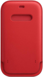 apple mhyj3 iphone 12 pro max leather sleeve magsafe product red photo
