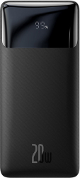 baseus bipow fast charge power bank pd qc 30000mah 20w black photo