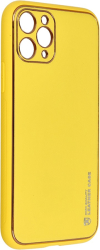 forcell leather back cover case for iphone 11 pro 58 yellow photo