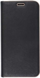 forcell luna book flip case gold for apple iphone 7 8 se 2020 black photo