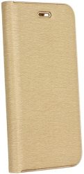 forcell luna book flip case gold for samsung galaxy a20e gold photo