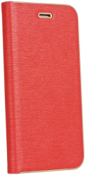 forcell luna book flip case gold for xiaomi redmi note 10 pro red photo