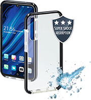 hama 186727 huawei p30 air robust backcover transparent black photo