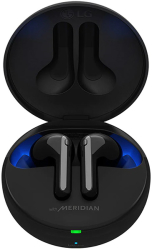 lg tone free fn7 wireless earbuds with meridian audio black
