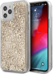 guess cover 4g liquid glitter for apple iphone 12 pro max gold guhcp12llg4gslg photo