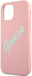 guess tpu cover vintage green script for apple iphone 12 pro max pink guhcp12llsvspg photo