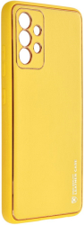 forcell leather case for samsung galaxy a32 4g yellow photo