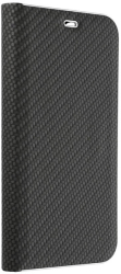 forcell luna book carbon for iphone 13 black photo