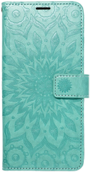 forcell mezzo book case for samsung galaxy a22 5g mandala green photo