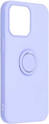 forcell silicone ring case for iphone 13 pro violet photo