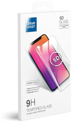 blue star tempered glass for samsung a52 52s 5g lte full face full glue with frame small black photo