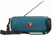 gembird spk bt 17 g portable bluetooth speaker with antenna green