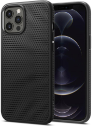 spigen liquid air case for iphone 12 pro max matte black photo
