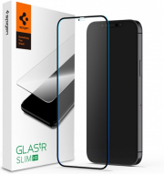 spigen tempered glass fc for iphone 12 mini black photo