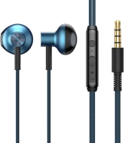 baseus encok h19 wired earphone 35mm blue