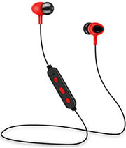 setty sport bluetooth earphones red photo