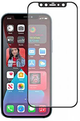 tempered glass 6d for iphone 12 12 pro 61 black frame photo
