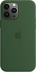 apple iphone 13 pro max silicone case with magsafe clover green mm2p3 photo