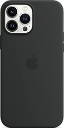 apple iphone 13 pro max silicone case with magsafe midnight mm2u3 photo