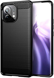 forcell carbon case for xiaomi 11t 11t pro black photo