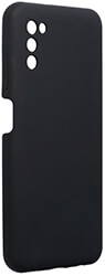 forcell silicone case for samsung galaxy a03s black photo