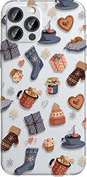 forcell winter 21 22 case for iphone 13 pro max warm winter evening photo
