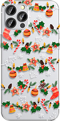 forcell winter 21 22 case for xiaomi redmi note 10 christmas chain photo