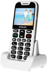 kinito evolveo easyphone xd senior white silver