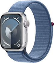 apple watch series 9 mr923 41mm silver aluminium case with winter blue sport loop photo