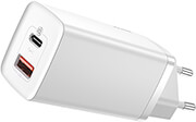 baseus gan2 lite 65watt quick charger type c usb white photo