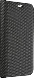 forcell luna book carbon for xiaomi redmi note 11 11s black photo
