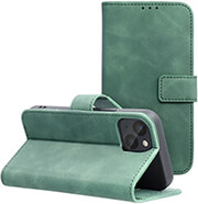 forcell tender book case for iphone 13 mini green photo
