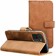 forcell tender book case for xiaomi redmi note 11 11s brown photo